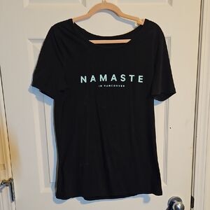lululemon athletica Black Namaste Tee